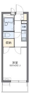 レオパレスサニーハウス石川の間取り画像