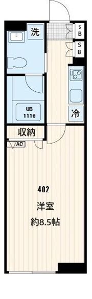 Fullea不動前の間取り画像