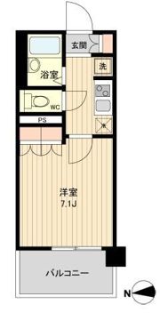 ラクアスレジデンス東新宿の間取り画像