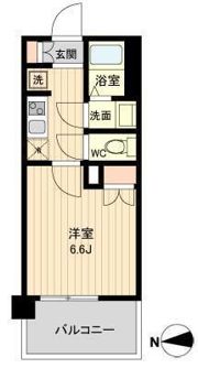 ラクアスレジデンス東新宿の間取り画像