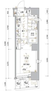 RELUXIA門前仲町の間取り画像