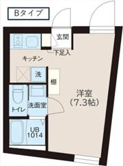 レピュア落合南長崎駅前の間取り画像