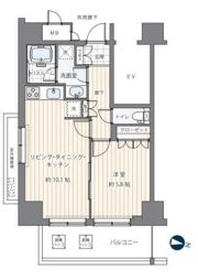 MFPRコート木場公園の間取り画像