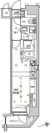 RELUXIA上野の間取り画像