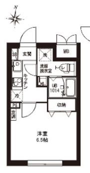 レピュア東大島駅前レジデンスの間取り画像