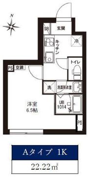 レピュア東大島駅前レジデンスの間取り画像