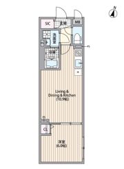 エルファーロ南麻布の間取り画像