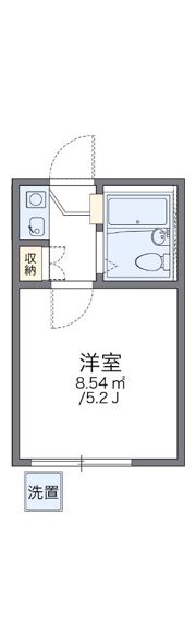 レオパレスTOSAの間取り画像