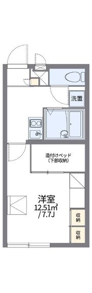 レオパレスヒロⅡの間取り画像