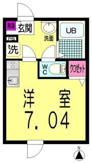 エフプレスト中野弥生町の間取り画像