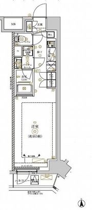 RELUXIA CITY 北新宿の間取り画像