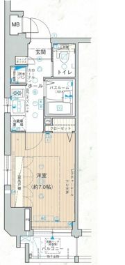 エステムプラザ丸の内NORTH RISEの間取り画像