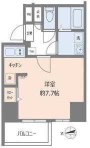 クレイシア蔵前の間取り画像