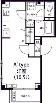 リブリ・清澄白河の間取り画像