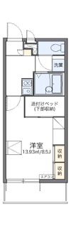 レオパレスMの間取り画像