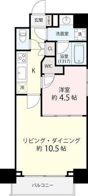 ミェーレ日本橋の間取り画像