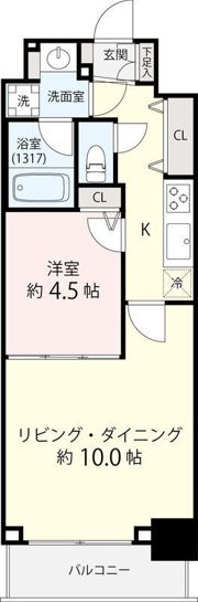 ミェーレ日本橋の間取り画像