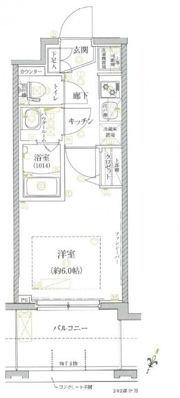 クレイシア芝浦の間取り画像