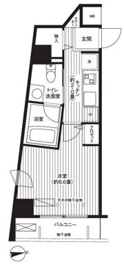 ハラスパジオ下北沢の間取り画像