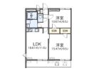 レオネクストラピス オリゾンの間取り画像