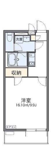 レオネクストラピス オリゾンの間取り画像
