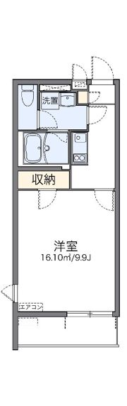 レオネクストラピス オリゾンの間取り画像