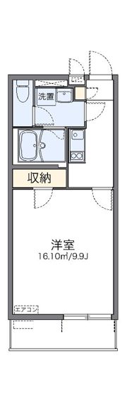 レオネクストラピス オリゾンの間取り画像