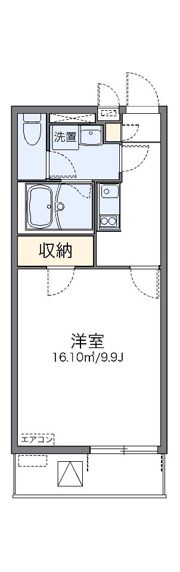 レオネクストラピス オリゾンの間取り画像