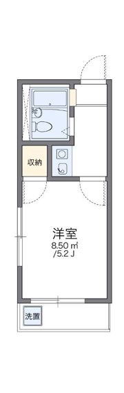 レオパレス上石神井の間取り画像