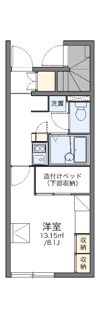 レオパレスオータムⅡの間取り画像
