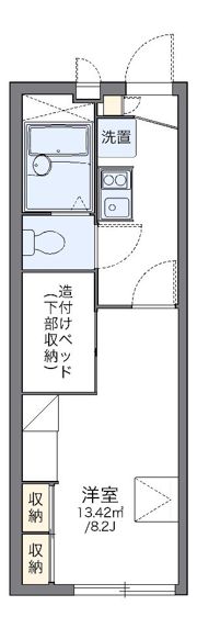 レオパレスセジュールの間取り画像