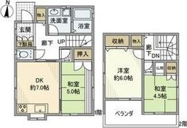 下石戸下戸建の間取り画像