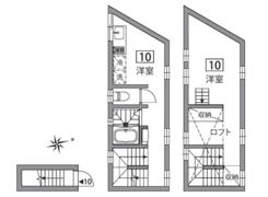 コミチテラス大岡山の間取り画像