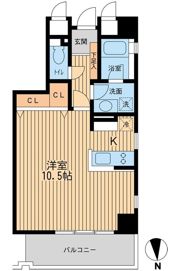 芝公園アパートメントの間取り画像