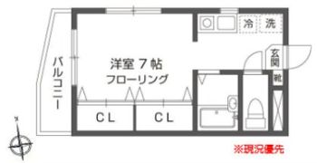 エクセル高輪の間取り画像