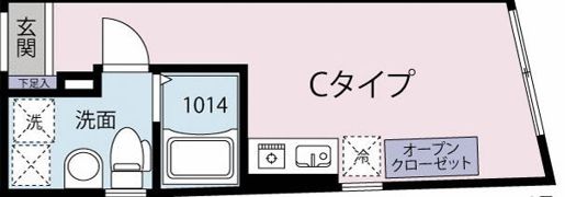 シカダナカノの間取り画像