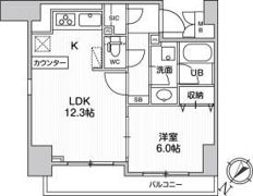 AlphaPrime日本橋EASTの間取り画像