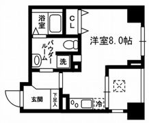 レジディア東日本橋の間取り画像