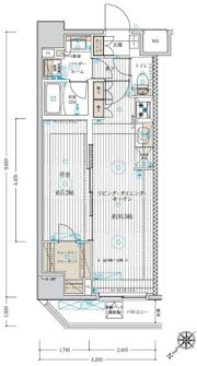 ベルグレード浅草DUEの間取り画像