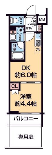 ハーモニーレジデンス中野NORTH ARAIの間取り画像