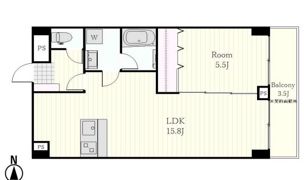 brookside suitengu-mae（ブルックサイド水天宮前）の間取り画像