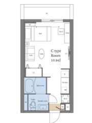 M-1 Tokyo 東矢口2の間取り画像
