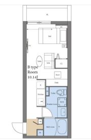 M-1 Tokyo 東矢口2の間取り画像
