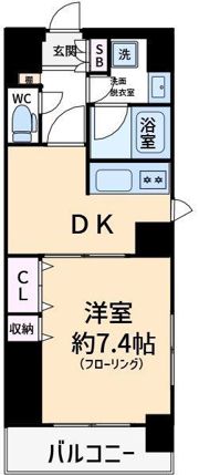 メイクスデザイン茅場町の間取り画像