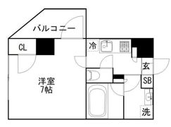オーギュメント牛込神楽坂の間取り画像