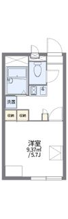 レオパレスグレープヒルBの間取り画像
