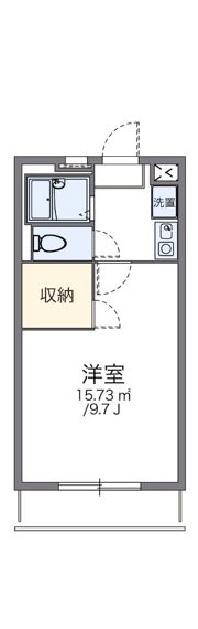 レオパレスアズィールAの間取り画像
