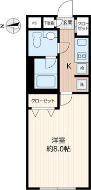 ウェルスクエアイズム大森西の間取り画像