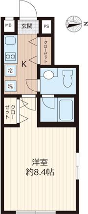 ウェルスクエアイズム大森西の間取り画像
