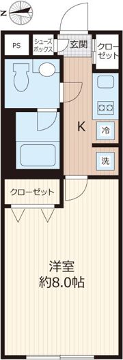 ウェルスクエアイズム大森西の間取り画像